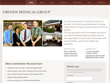 Tablet Screenshot of orindamedicalgroup.com